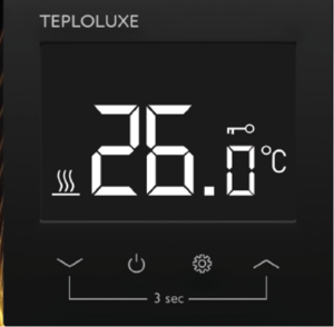 Терморегулятор электронный Теплолюкс Pontus черный Space