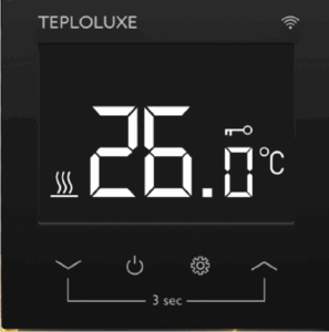 Терморегулятор электронный Теплолюкс Pontus wi-fi черный Space