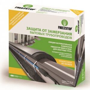 FREEZSTOP SIMPLE HEAT-12-3. КАБЕЛЬ ДЛЯ ОБОГРЕВА ТРУБ