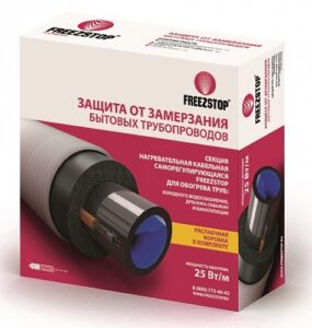 FREEZSTOP-25-15. ГРЕЮЩИЙ КАБЕЛЬ ДЛЯ ТРУБ